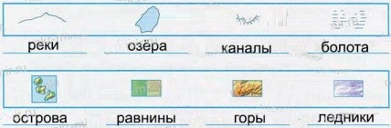 подпишите условные знаки